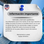 INFORMACIÓN SOBRE EL PASE ESCOLAR